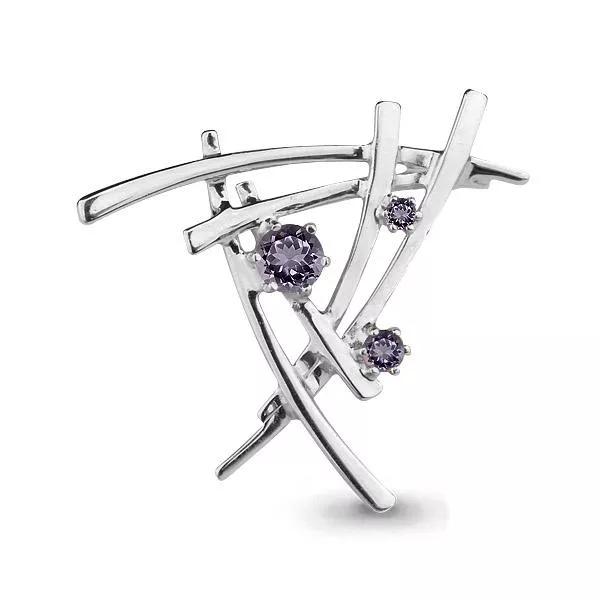 Брошь, артикул LV7271604, серебро