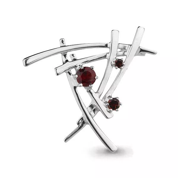 Брошь, серебро, артикул LV7271603