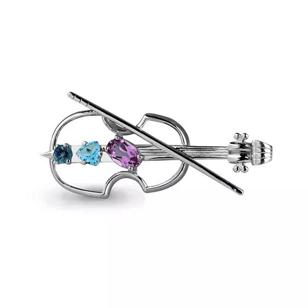 Брошь, серебро, артикул LV7269542