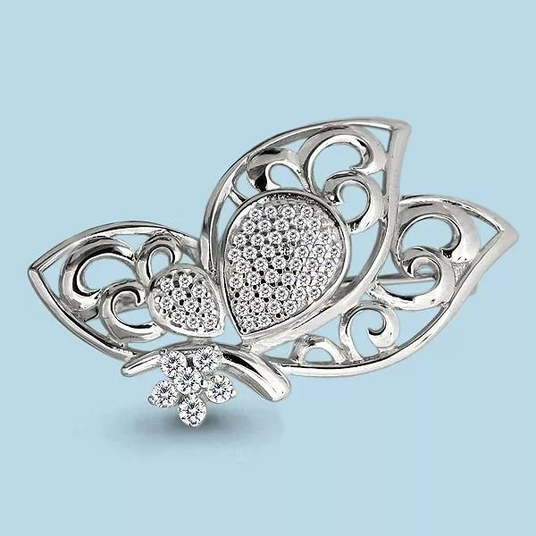 Брошь, артикул LV72679А, серебро