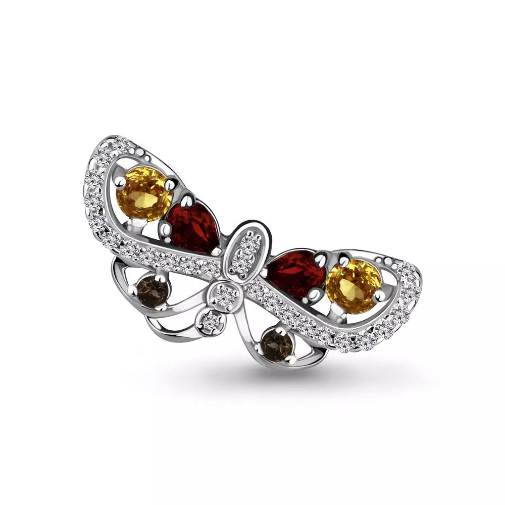 Брошь, серебро, артикул LV7267247А