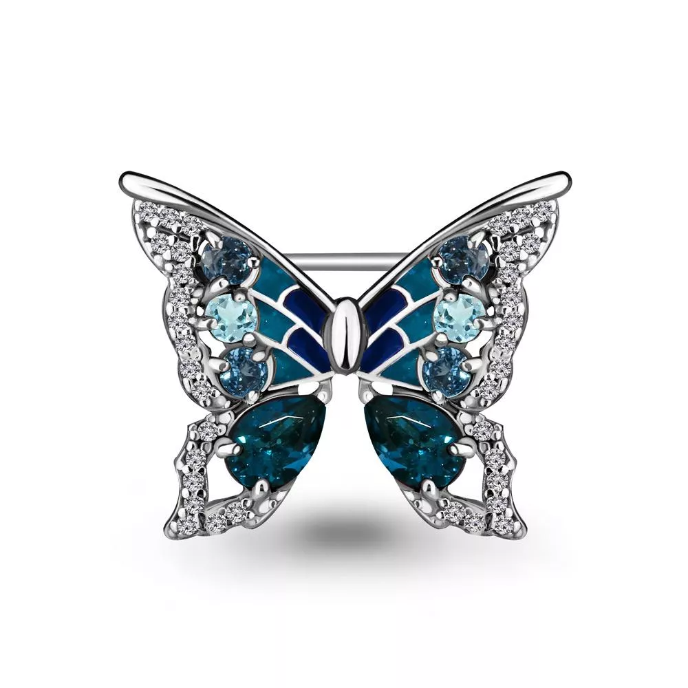 Брошь, серебро, артикул LV7267166А