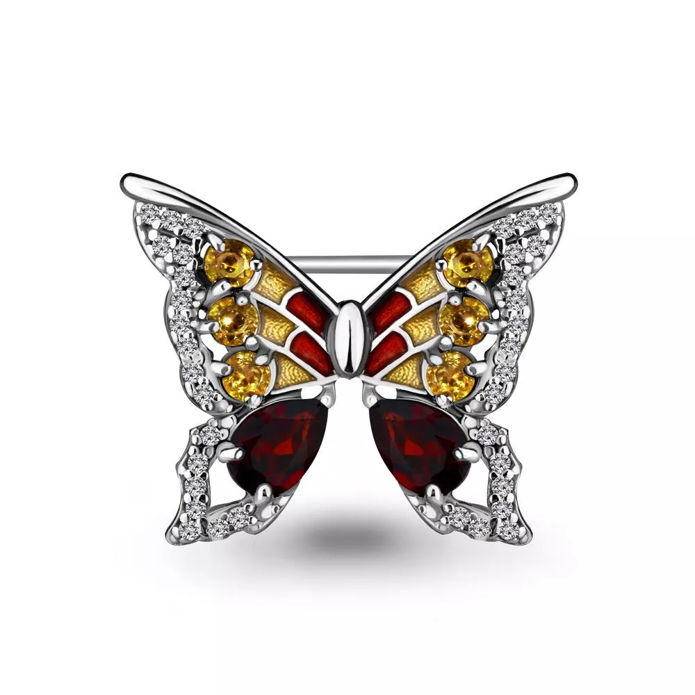 Брошь, серебро, артикул LV7267134А