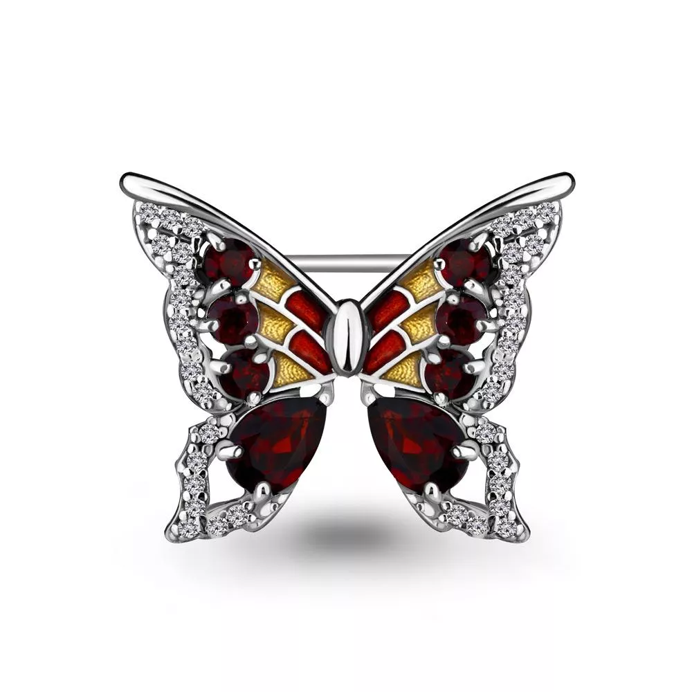 Брошь, артикул LV7267103А, серебро