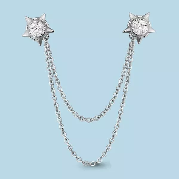 Брошь, артикул LV72670А, серебро