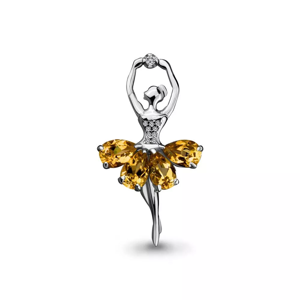 Брошь, артикул LV7263306А, серебро