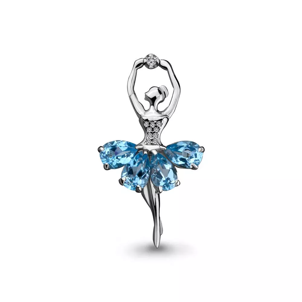 Брошь, серебро, артикул LV7263305А