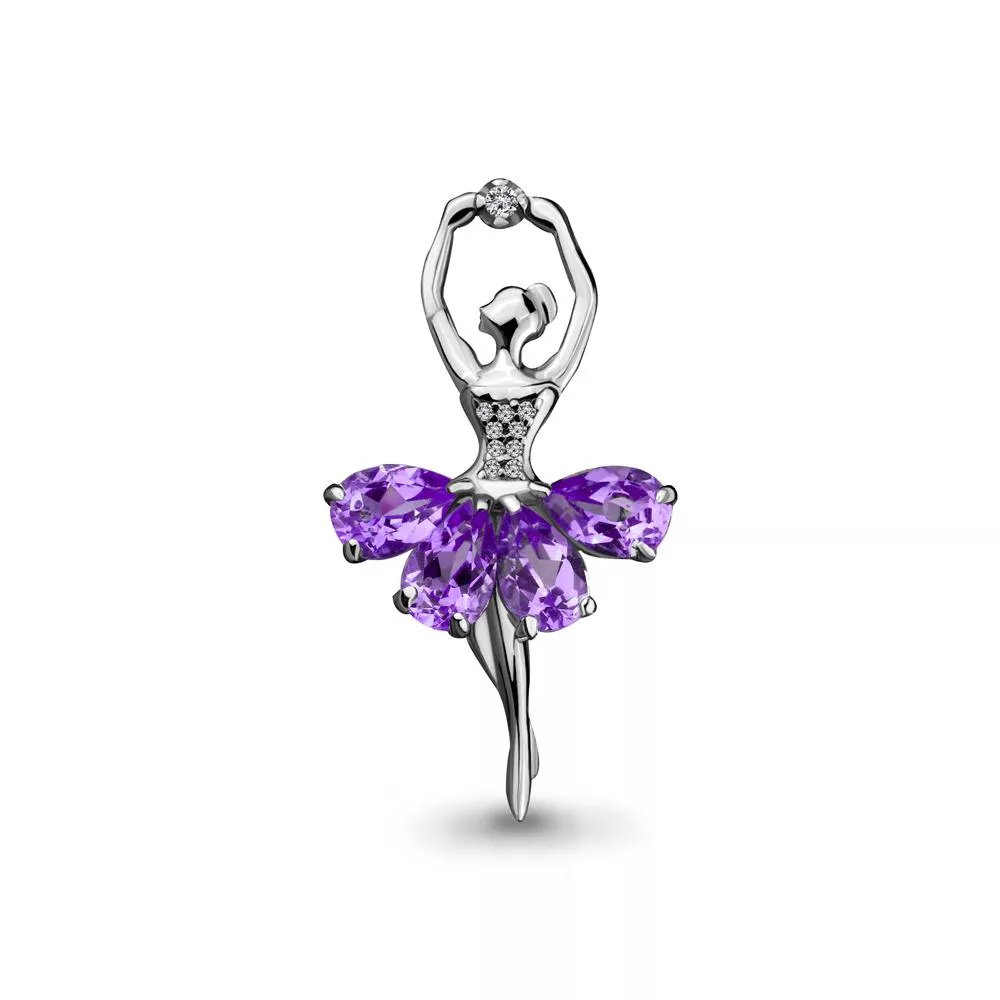 Брошь из серебра, артикул LV7263304А