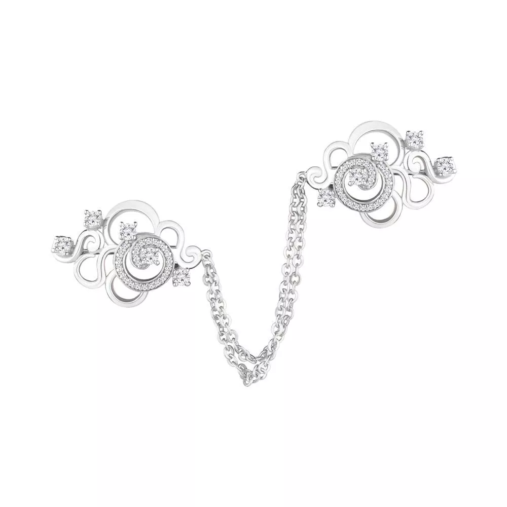 Брошь, серебро, артикул LV72621А