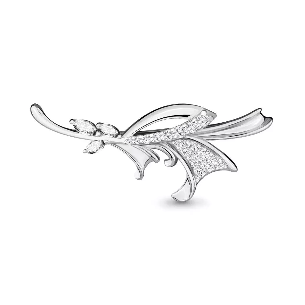 Брошь, серебро, артикул LV71511А