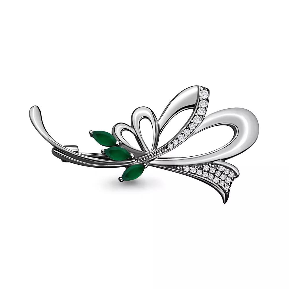 Брошь, артикул LV7151009А, серебро