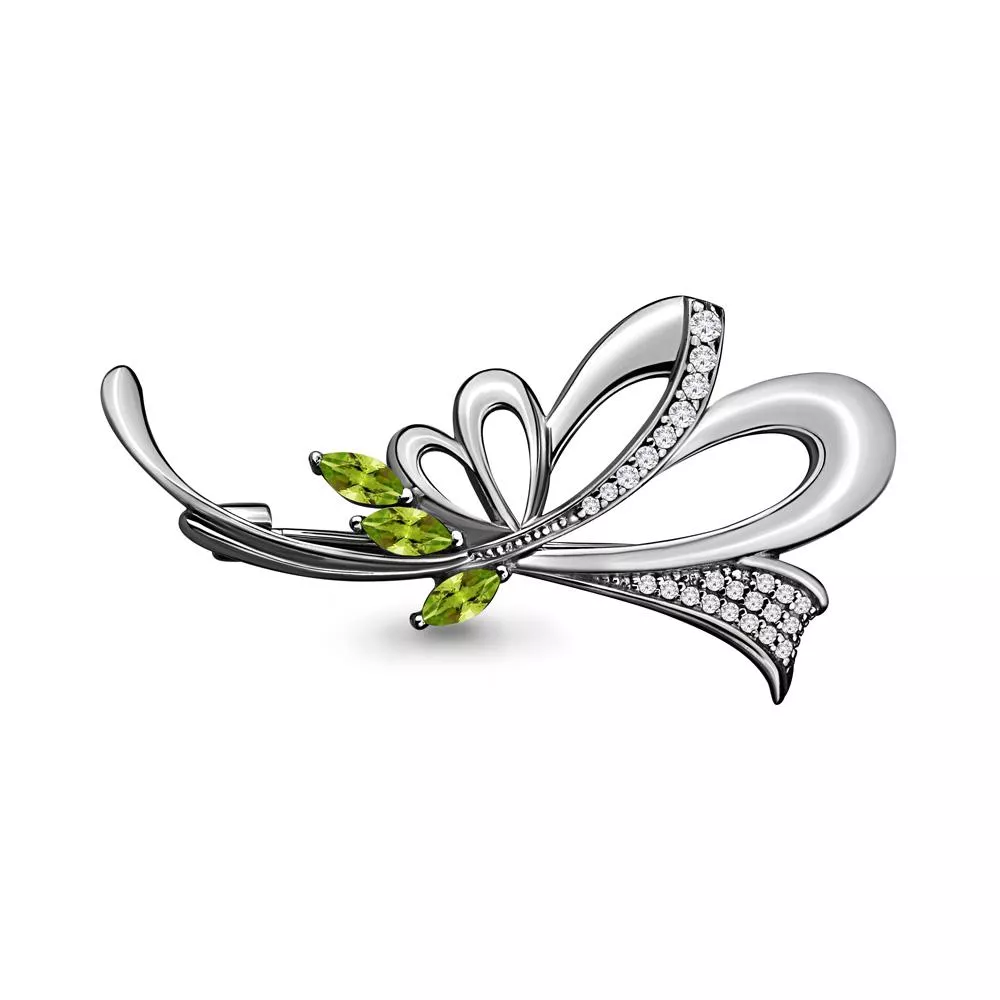 Брошь, артикул LV7151007А, серебро