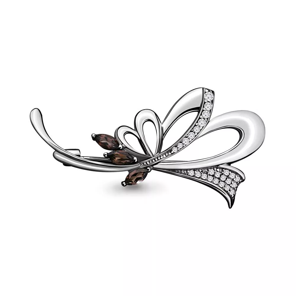 Брошь, серебро, артикул LV7151001А