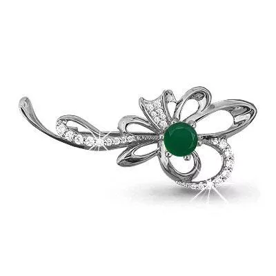 Брошь из серебра, артикул LV7150909А