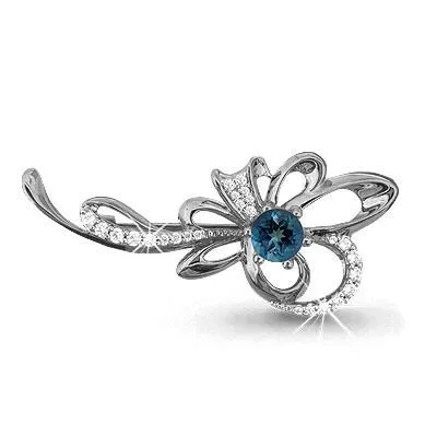 Брошь, артикул LV7150908А, серебро