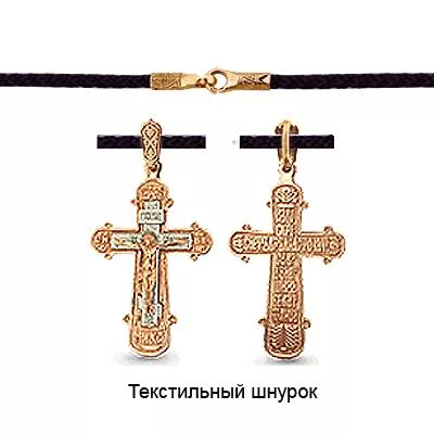 Подвеска на шнурке из золота, артикул LV12698