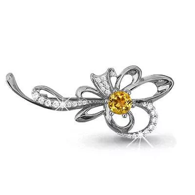 Брошь из серебра, артикул LV7150906А