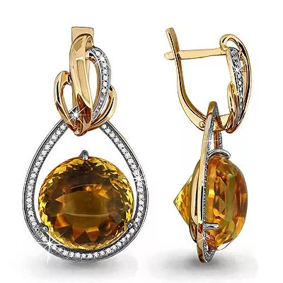 Серьги, артикул LV945050Ак, золото