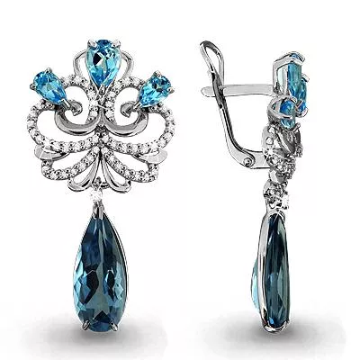 Серьги из золота, артикул LV945041