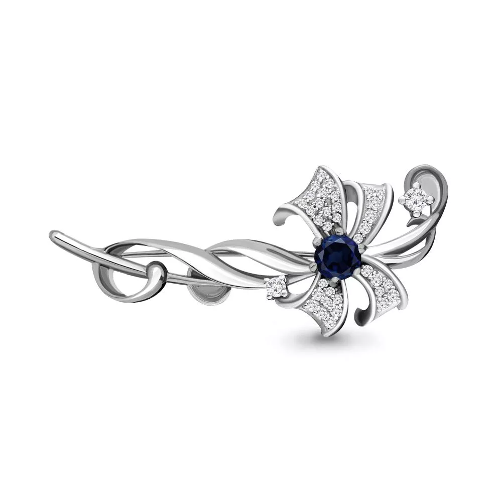 Брошь, артикул LV71508Б, серебро