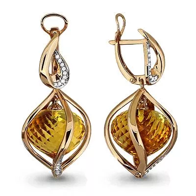 Серьги, золото, артикул LV945027к