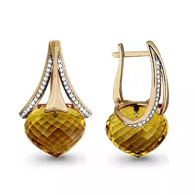 Серьги, артикул LV945026Ак, золото