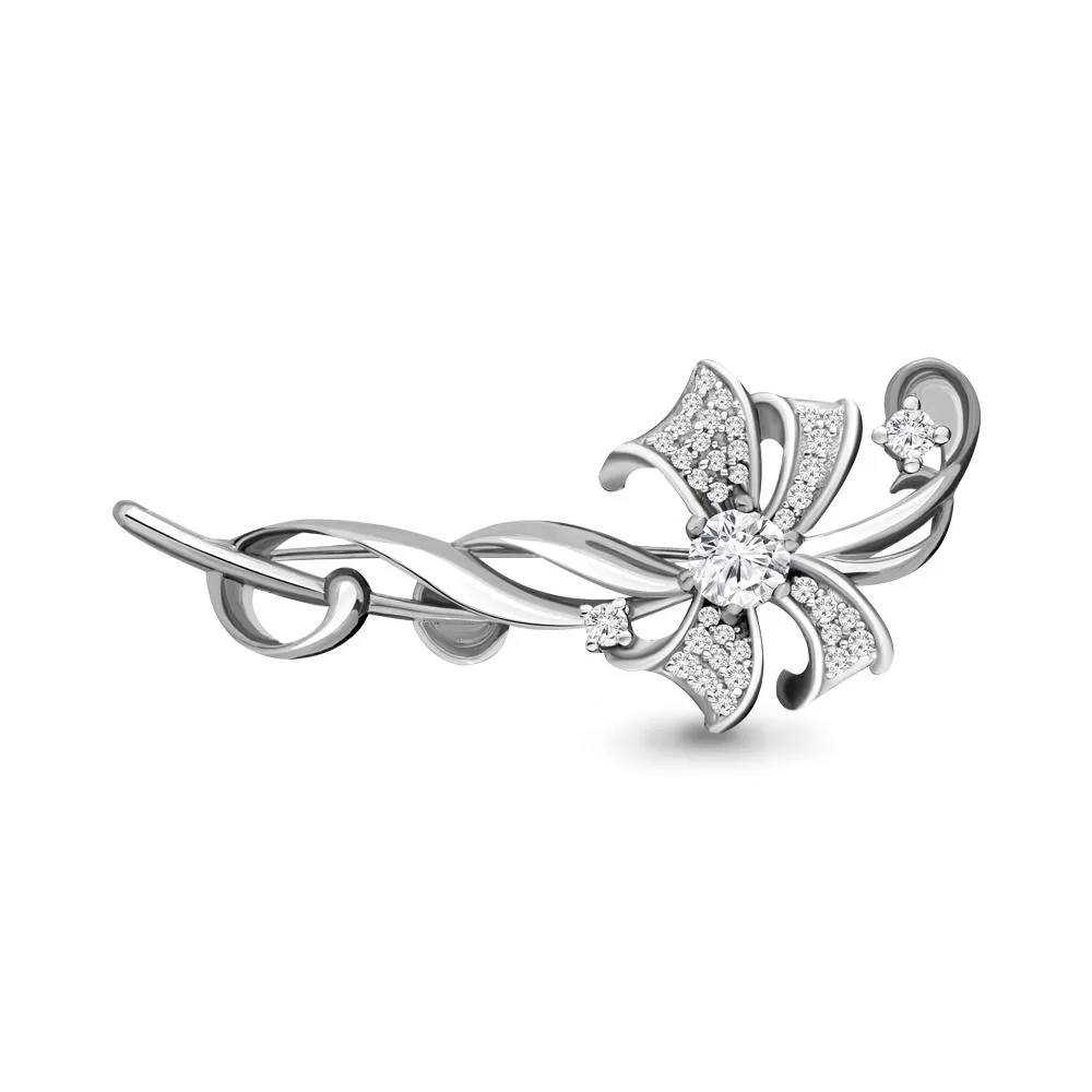 Брошь из серебра, артикул LV71508А