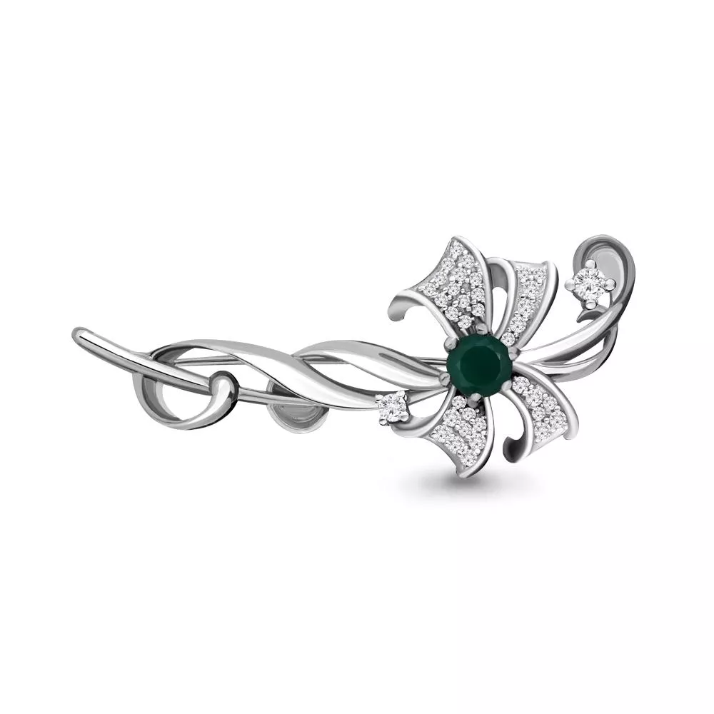 Брошь, артикул LV7150809А, серебро