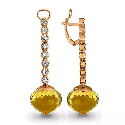 Серьги, артикул LV945014к, золото