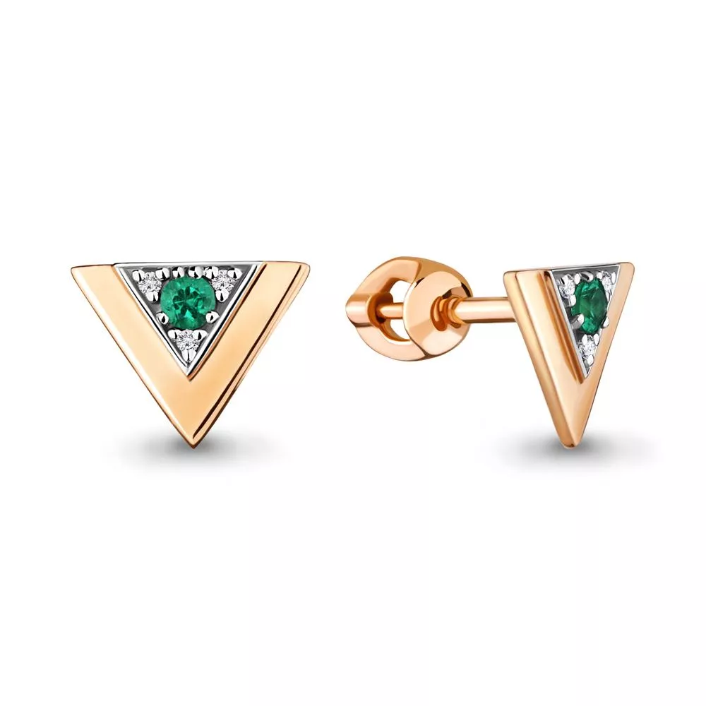 Серьги, золото, артикул LV942376Ак