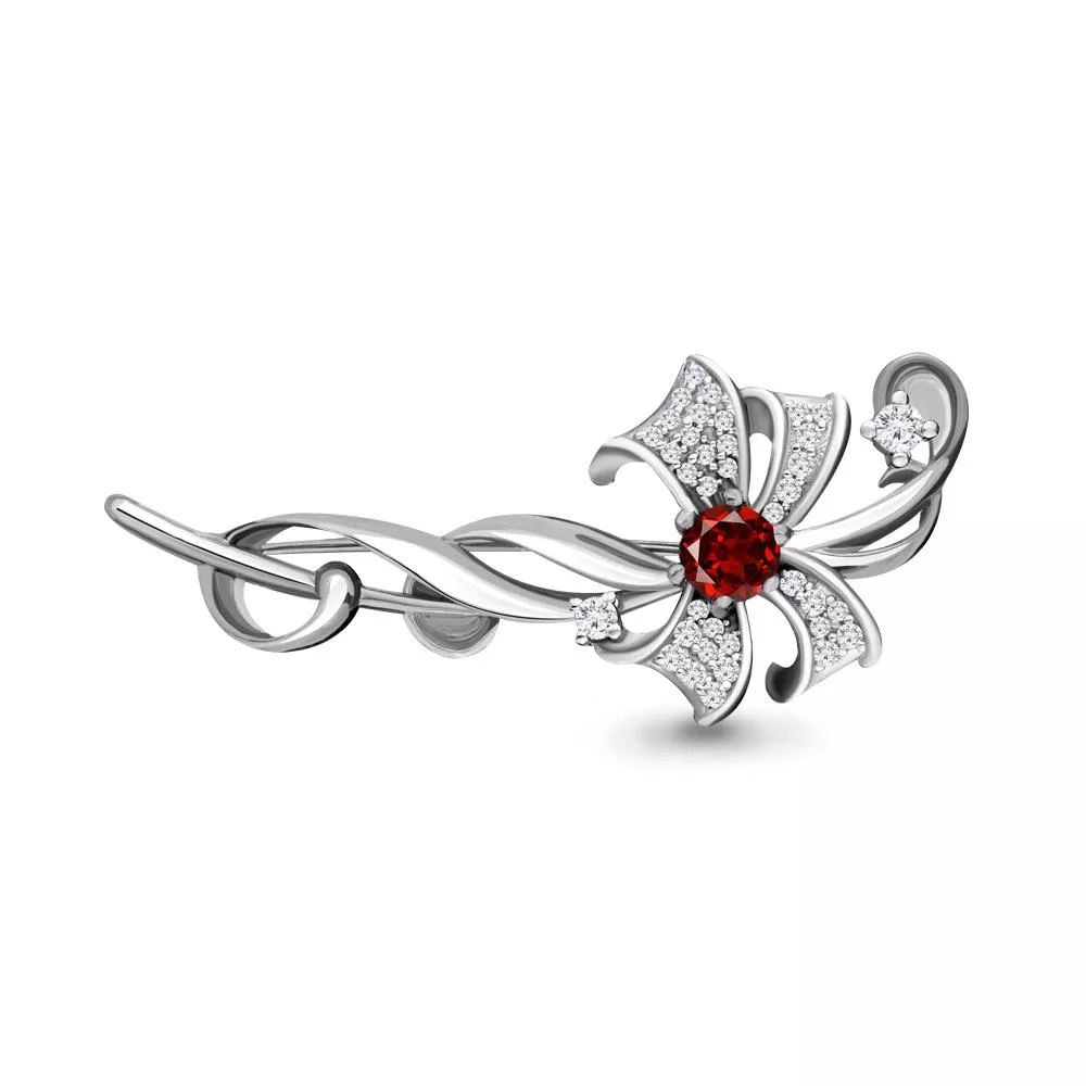 Брошь, серебро, артикул LV7150803А