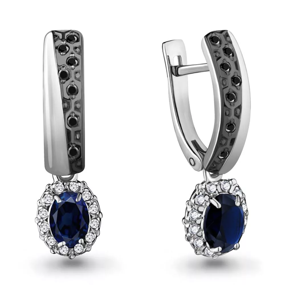 Серьги, золото, артикул LV942358АЧ