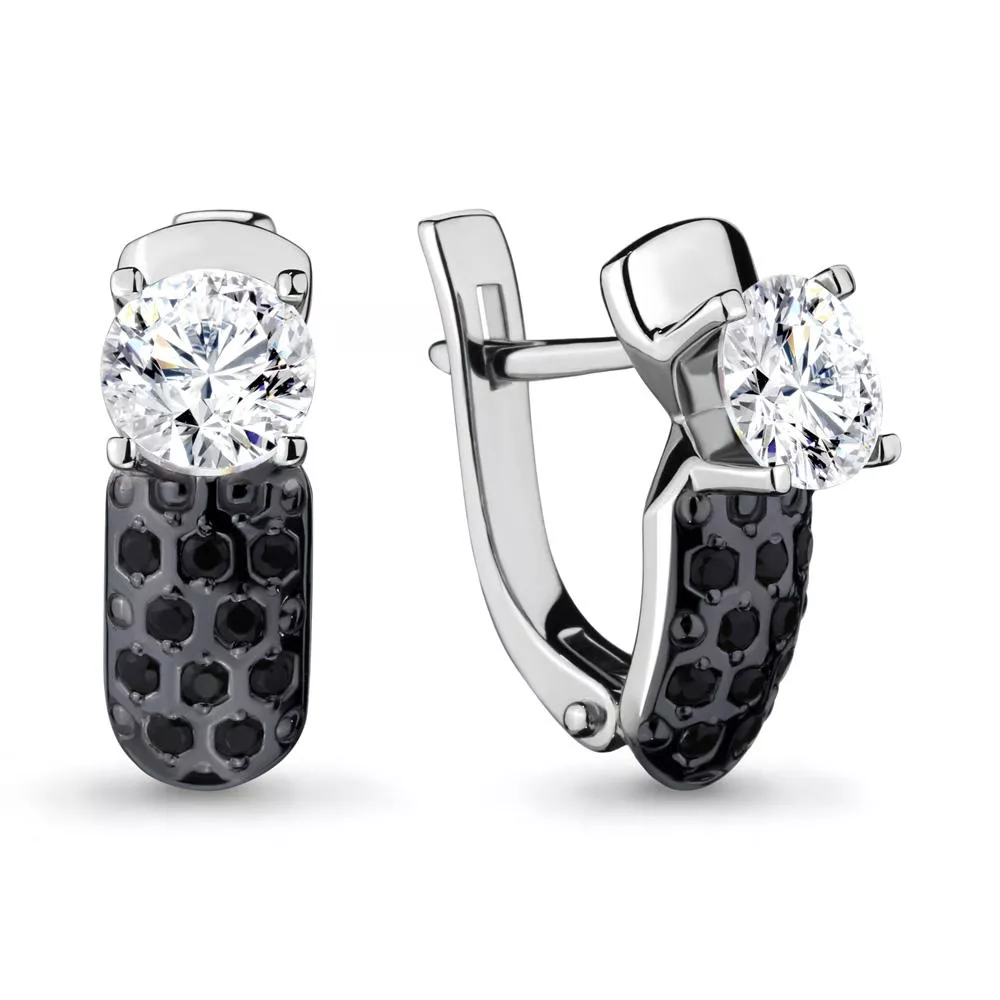 Серьги, золото, артикул LV942355Ч