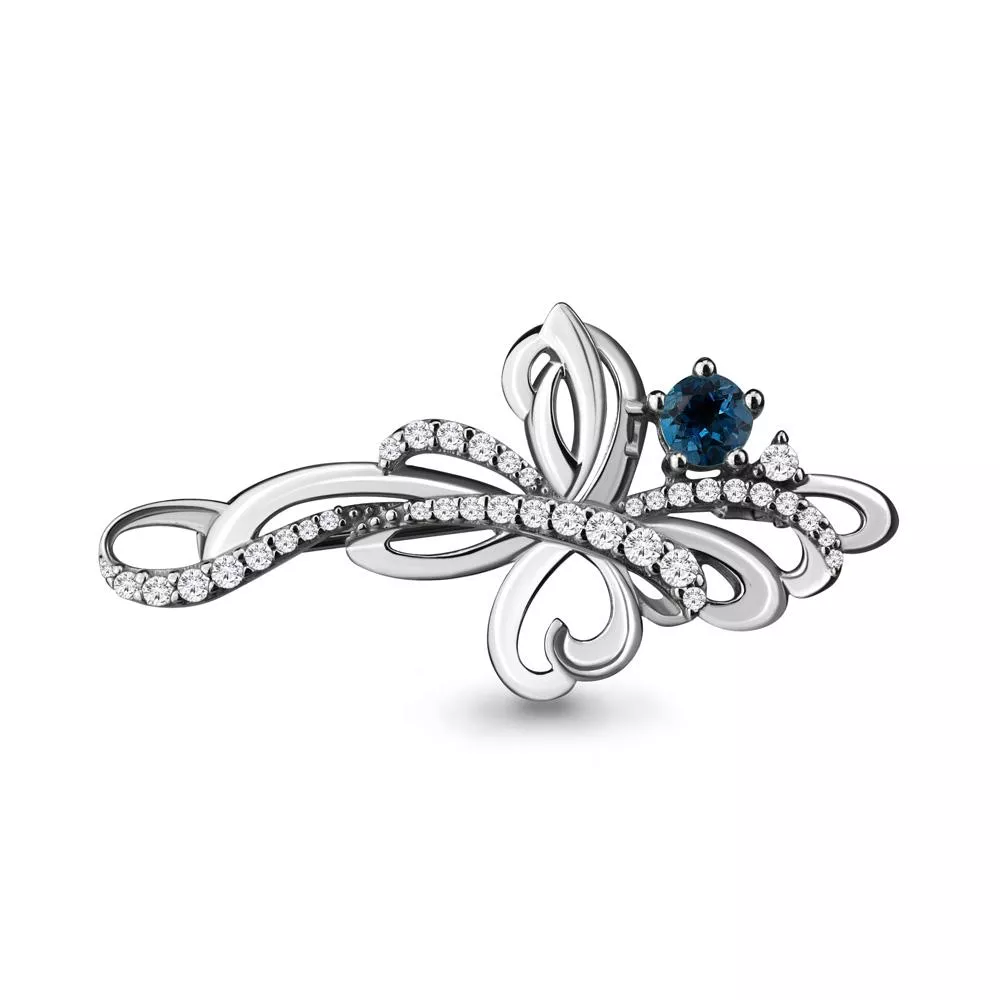 Брошь, артикул LV7150708А, серебро