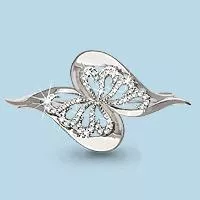 Брошь из серебра, артикул LV71506А