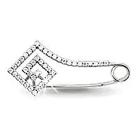 Булавка из белого золота