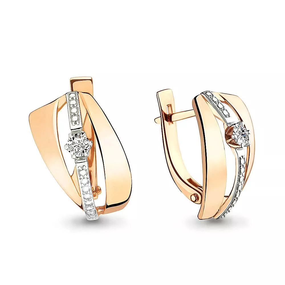 Серьги, золото, артикул LV942075к