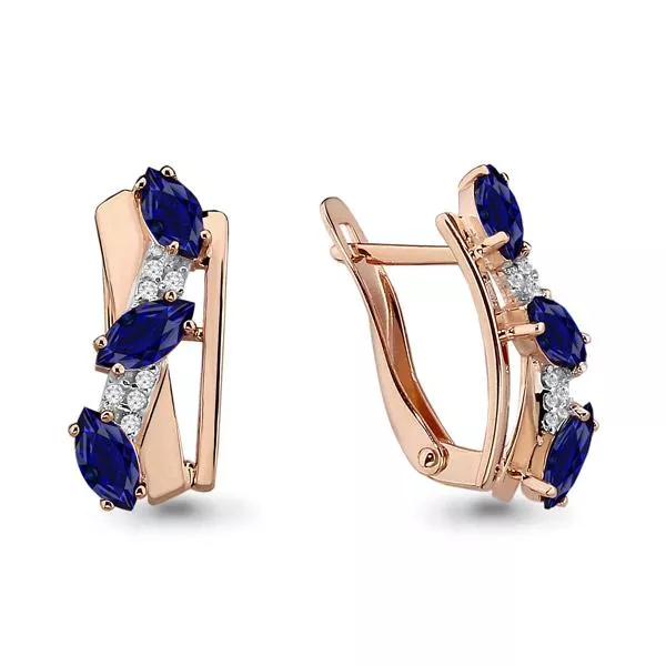 Серьги, артикул LV942009А, золото