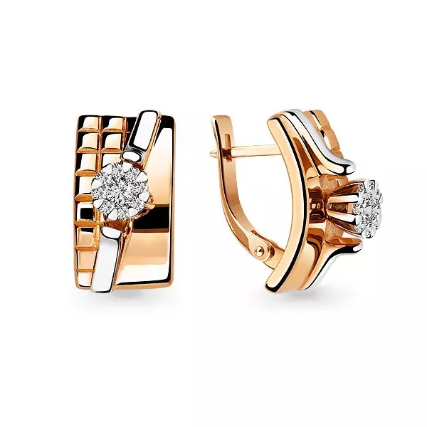 Серьги, золото, артикул LV942008к