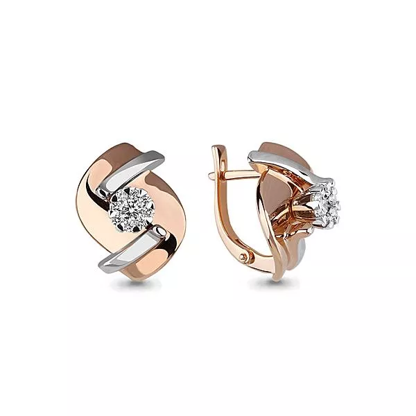 Серьги из золота, артикул LV942003к