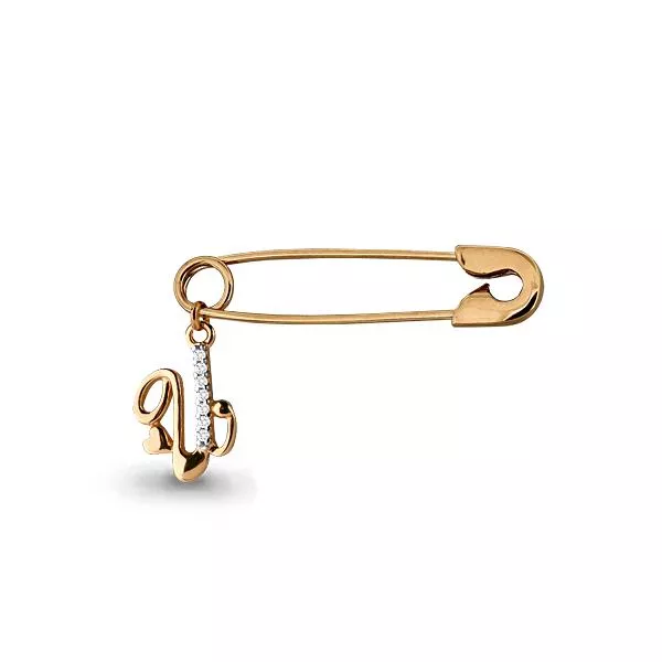 Булавка, золото, артикул LV72707А