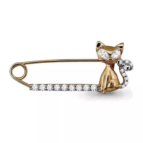 Булавка, артикул LV72631А, золото