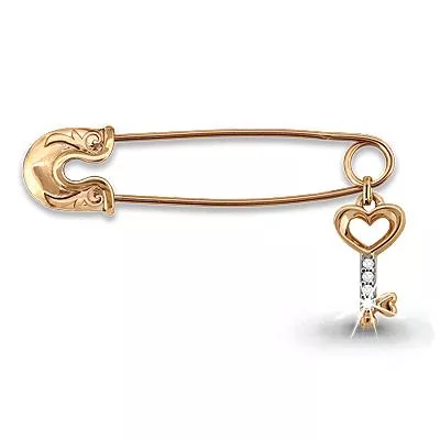 Булавка, золото, артикул LV72597А