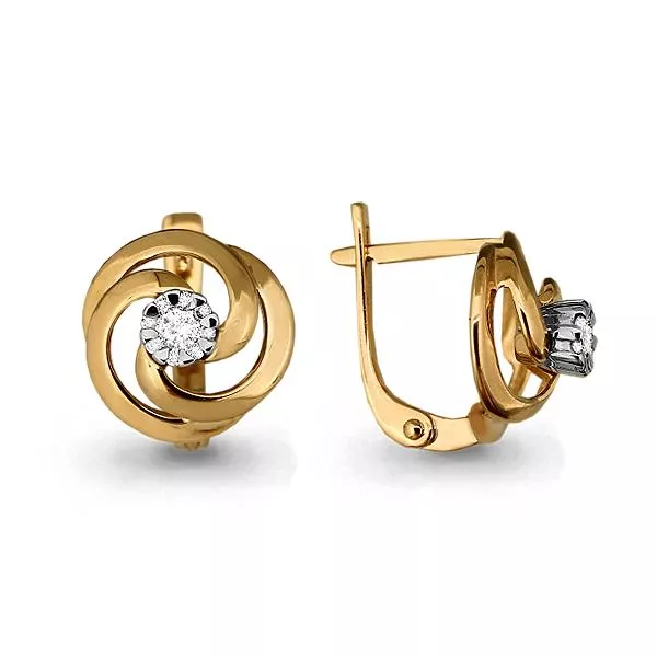 Серьги, артикул LV941691к, золото