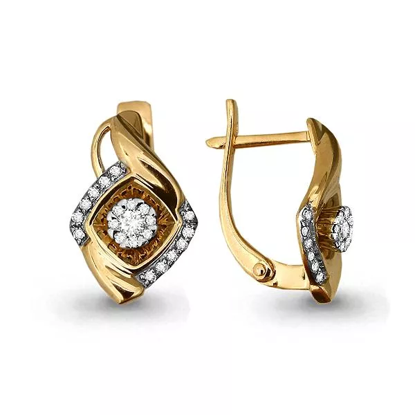 Серьги, золото, артикул LV941680к