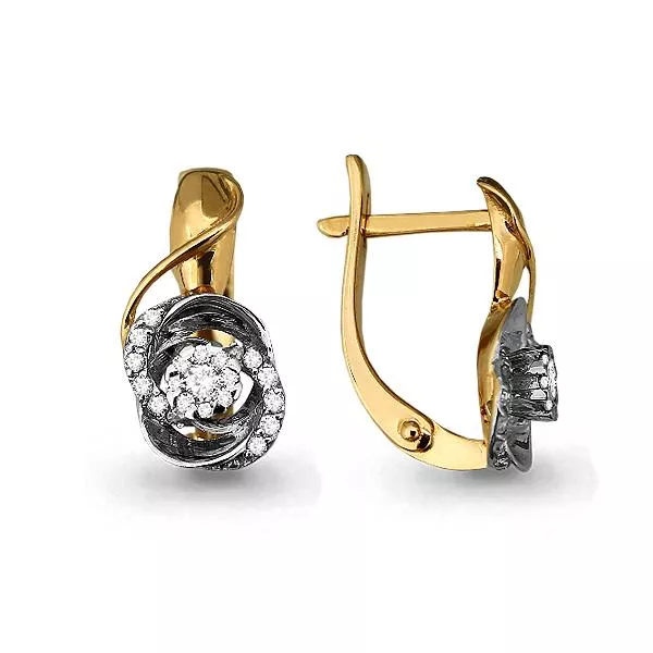 Серьги, артикул LV941678к, золото