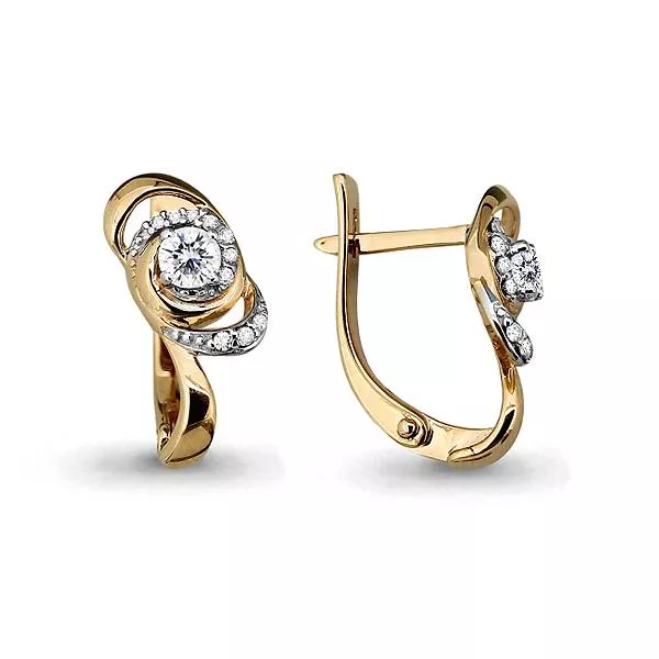 Серьги, артикул LV941643Ак, золото