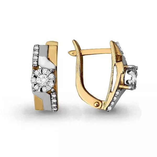 Серьги, артикул LV941625Ак, золото