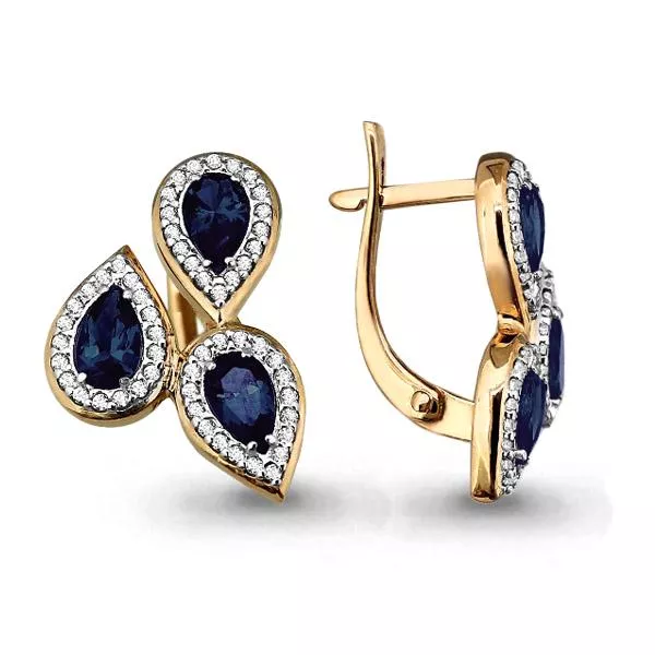 Серьги, артикул LV941585Ак, золото