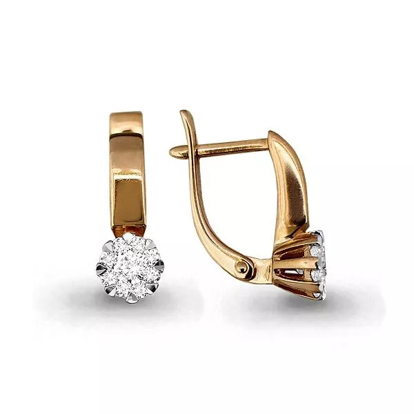 Серьги, золото, артикул LV941458к